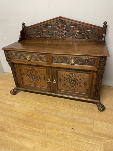 C19th solid oak - arts, and