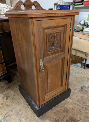 Antique mahogany bedside - antique,