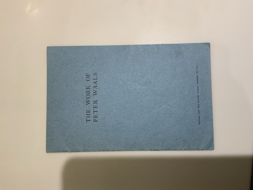 The work peter waals - peter,