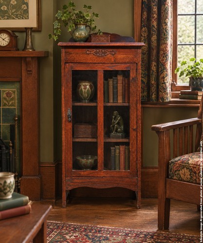 Edwardian mahogany glazed - mahogany,